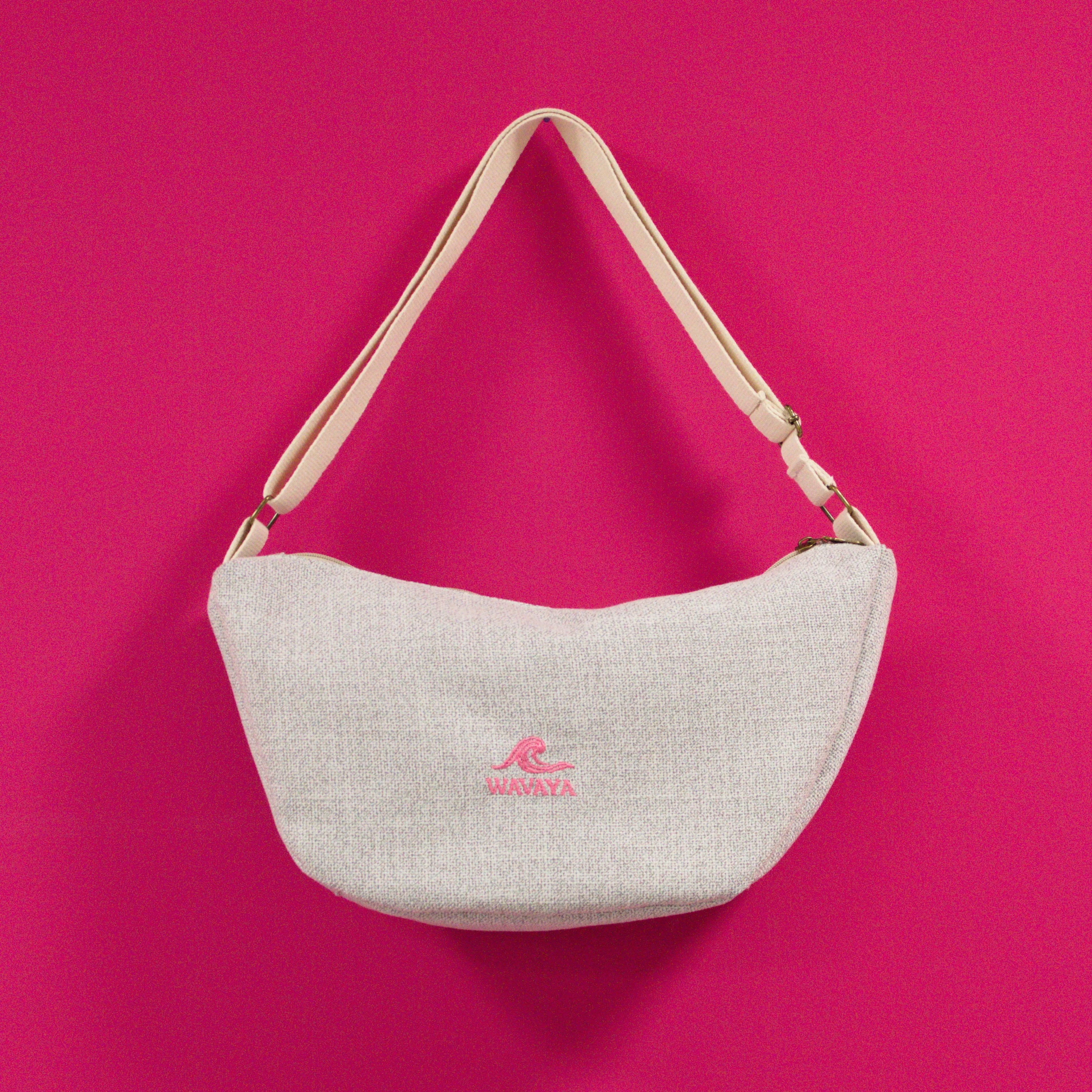 Sac bandoulière Essential gris clair Wavaya