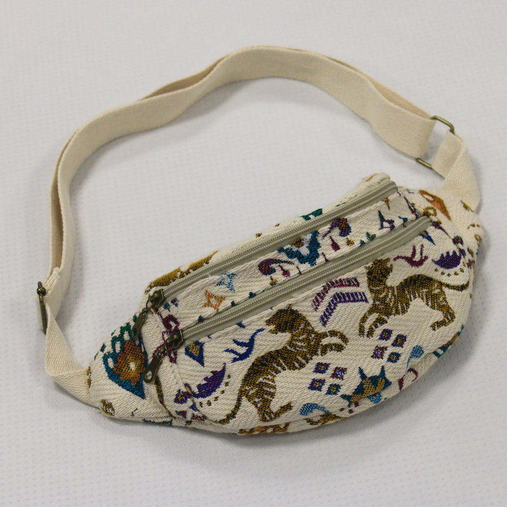 Sac banane velours côtelé Essential tissu français Wavaya