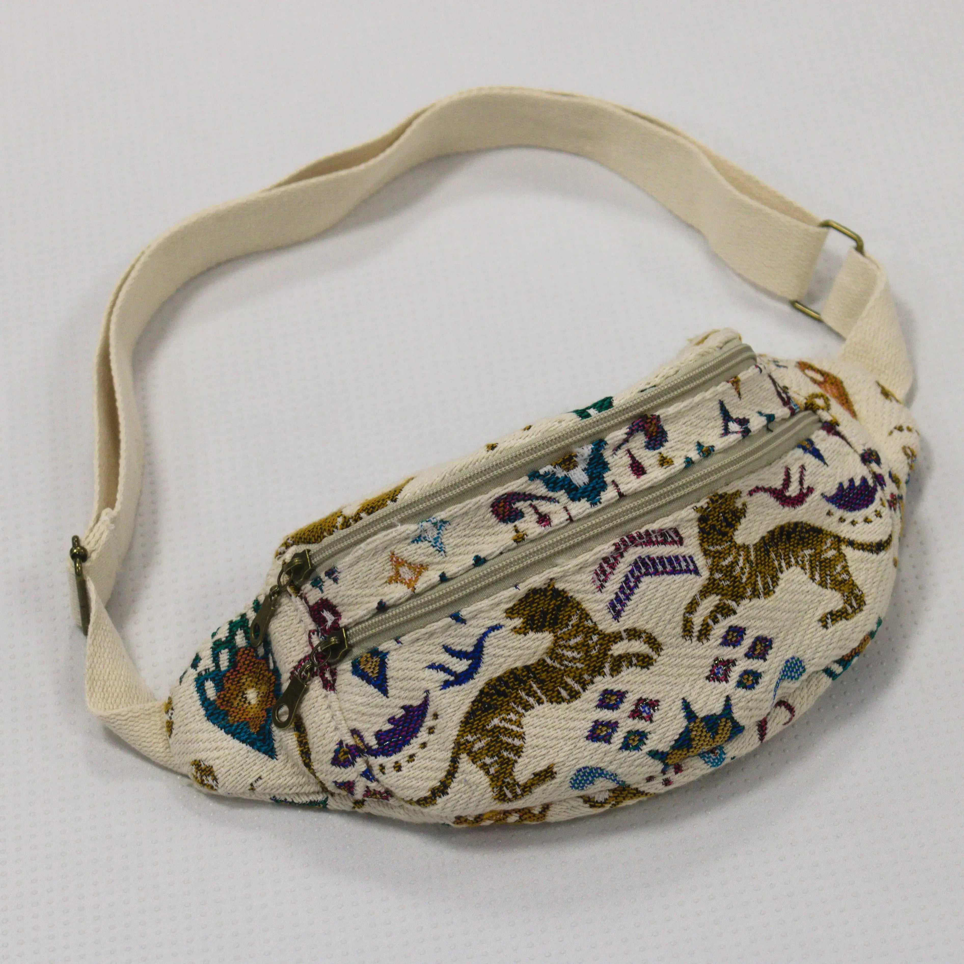 Sac banane velours côtelé Essential tissu français Wavaya