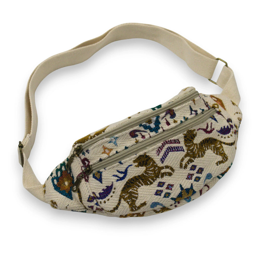 Sac Banane Jacquard tissu français Essential - création textile durable - Mycobloom