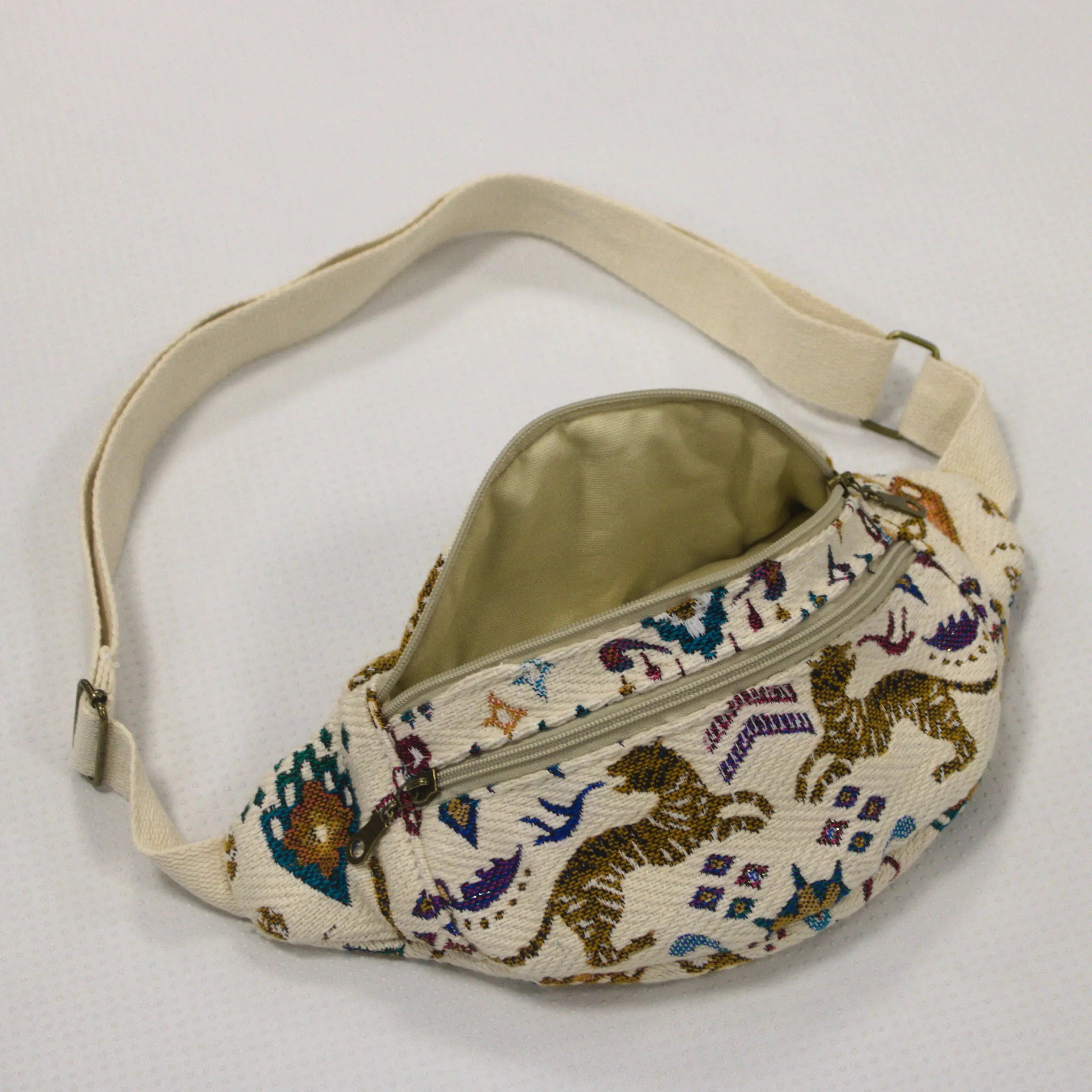 Sac banane velours côtelé Essential tissu français Wavaya