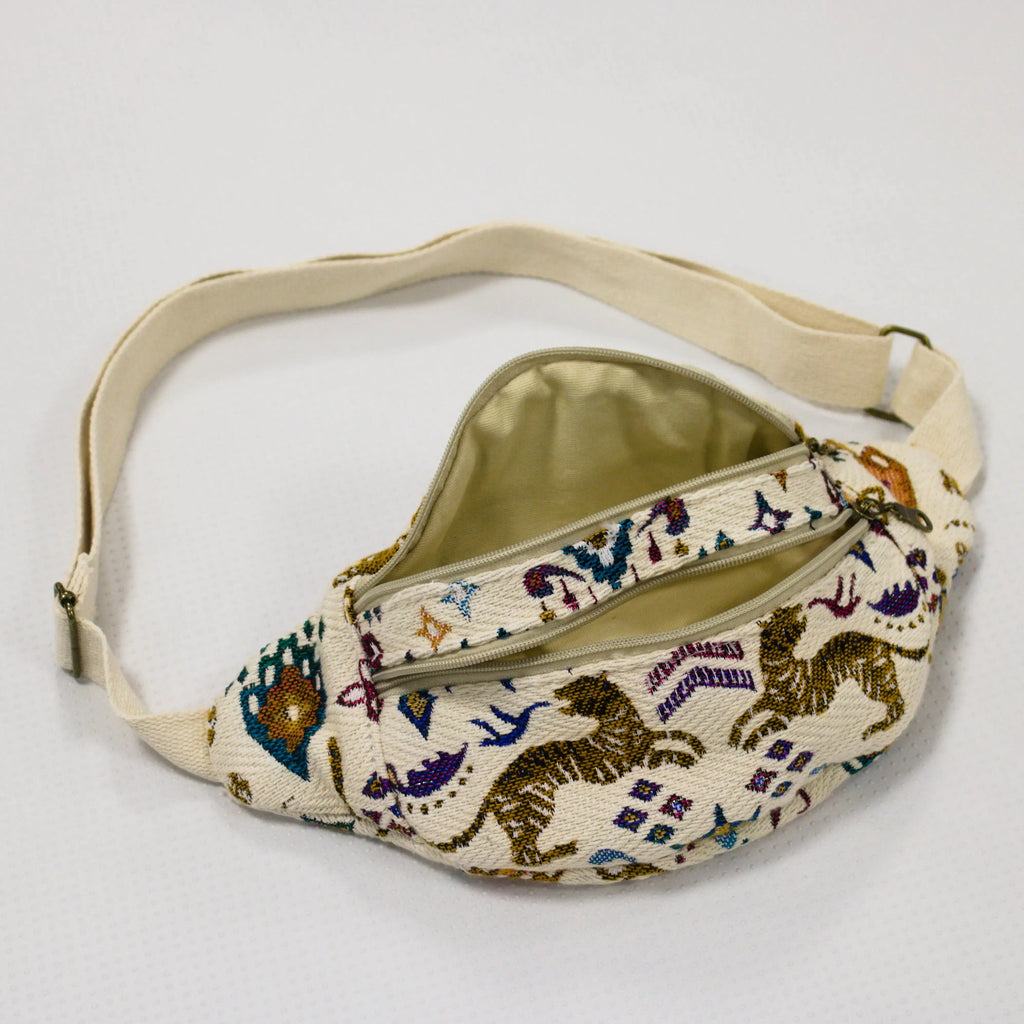 Sac banane velours côtelé Essential tissu français Wavaya