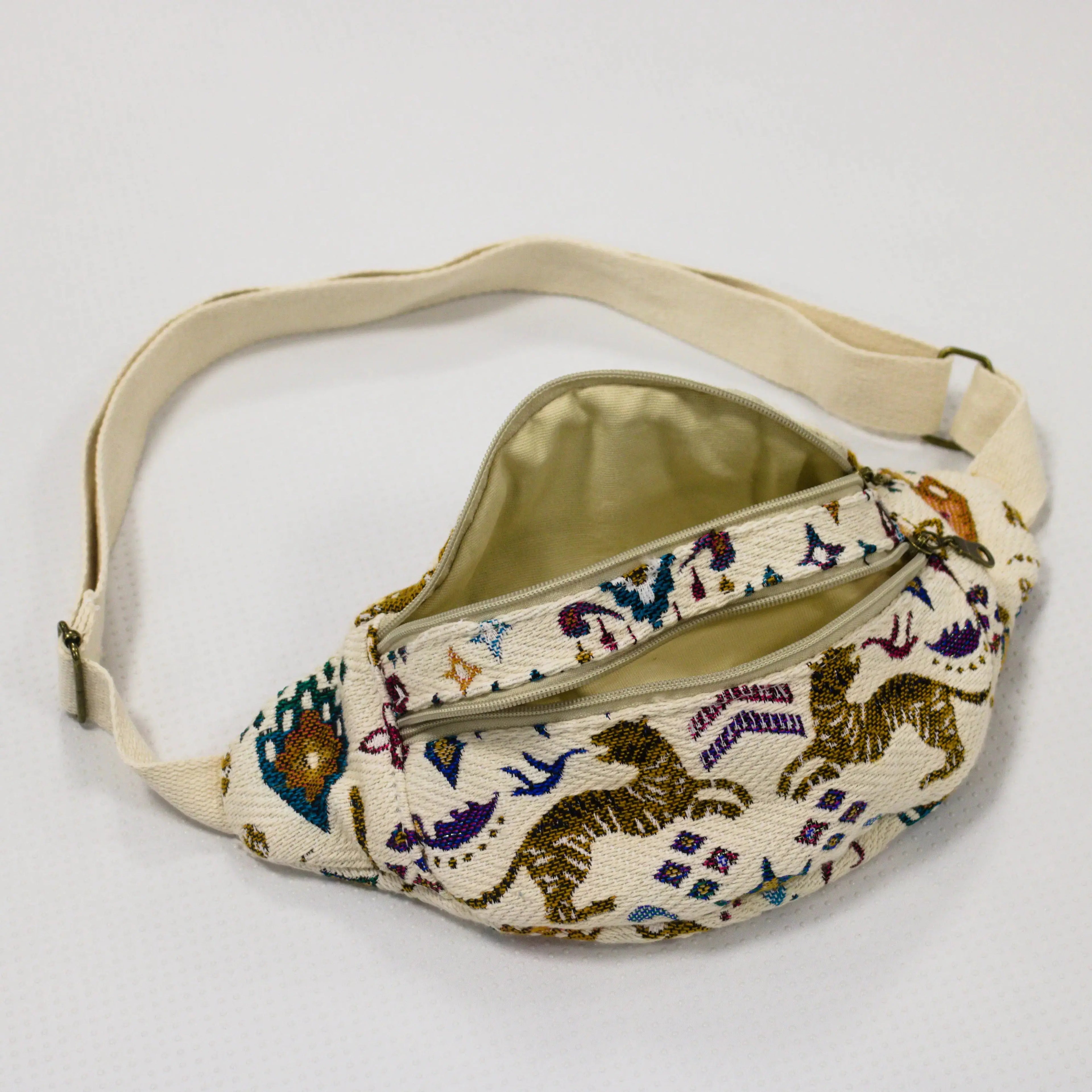 Sac banane velours côtelé Essential tissu français Wavaya