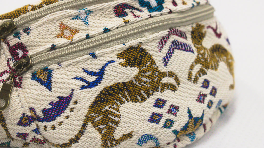 Sac banane velours côtelé Essential tissu français Wavaya