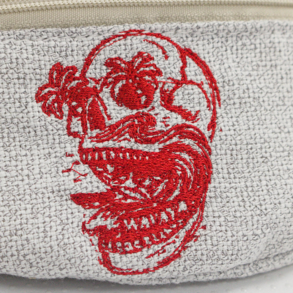 Sac Banane Gris Essential - création textile durable - Mycobloom