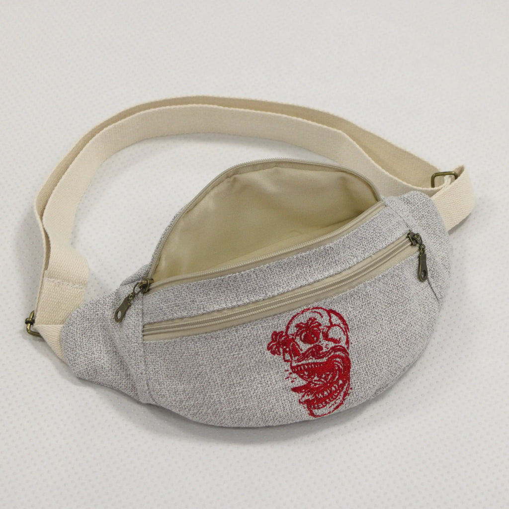 Sac Banane Gris Essential - création textile durable - Mycobloom