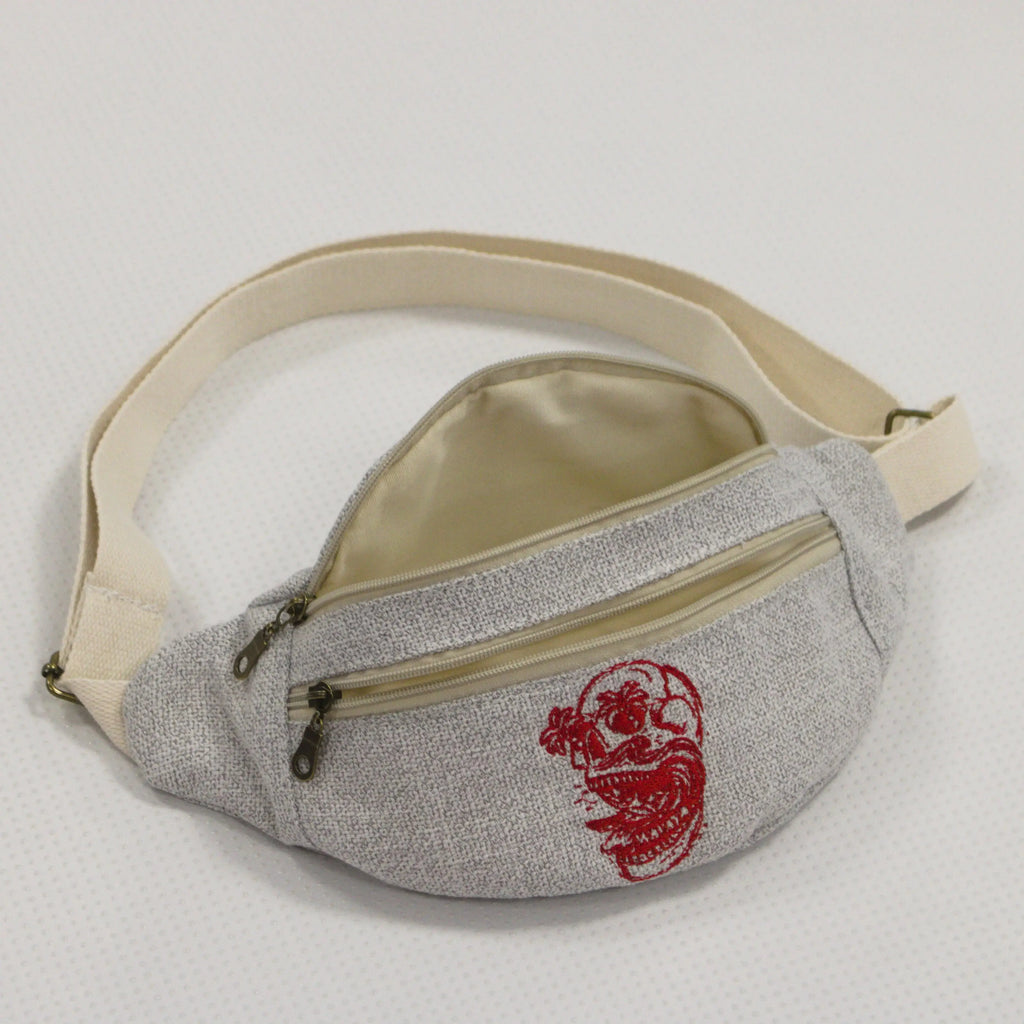 Sac Banane Gris Essential - création textile durable - Mycobloom