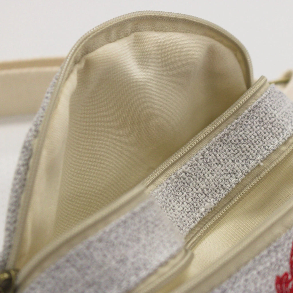 Sac Banane Gris Essential - création textile durable - Mycobloom