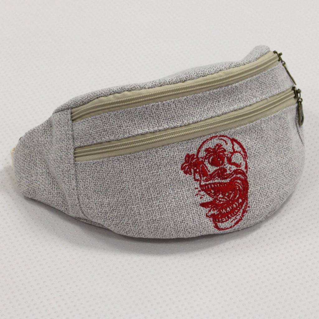 Sac Banane Gris Essential - création textile durable - Mycobloom