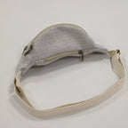 Sac Banane Gris Essential - création textile durable - Mycobloom