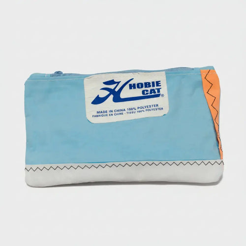 Pochette en voile de bateau recyclée - création textile durable - Mycobloom