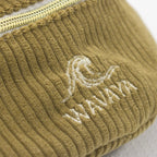Sac banane femme velours côtelé camel Essential - création textile durable - Mycobloom