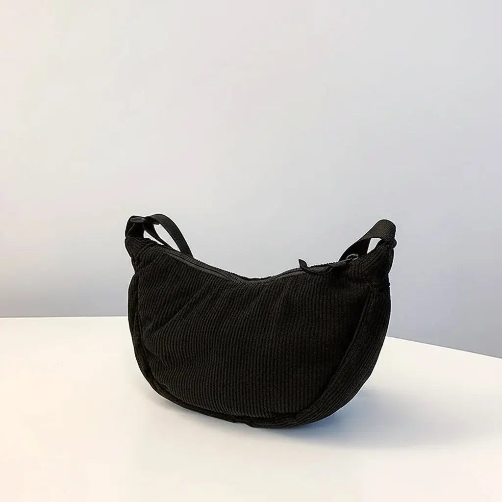 Sac bandoulière velours côtelé Essential