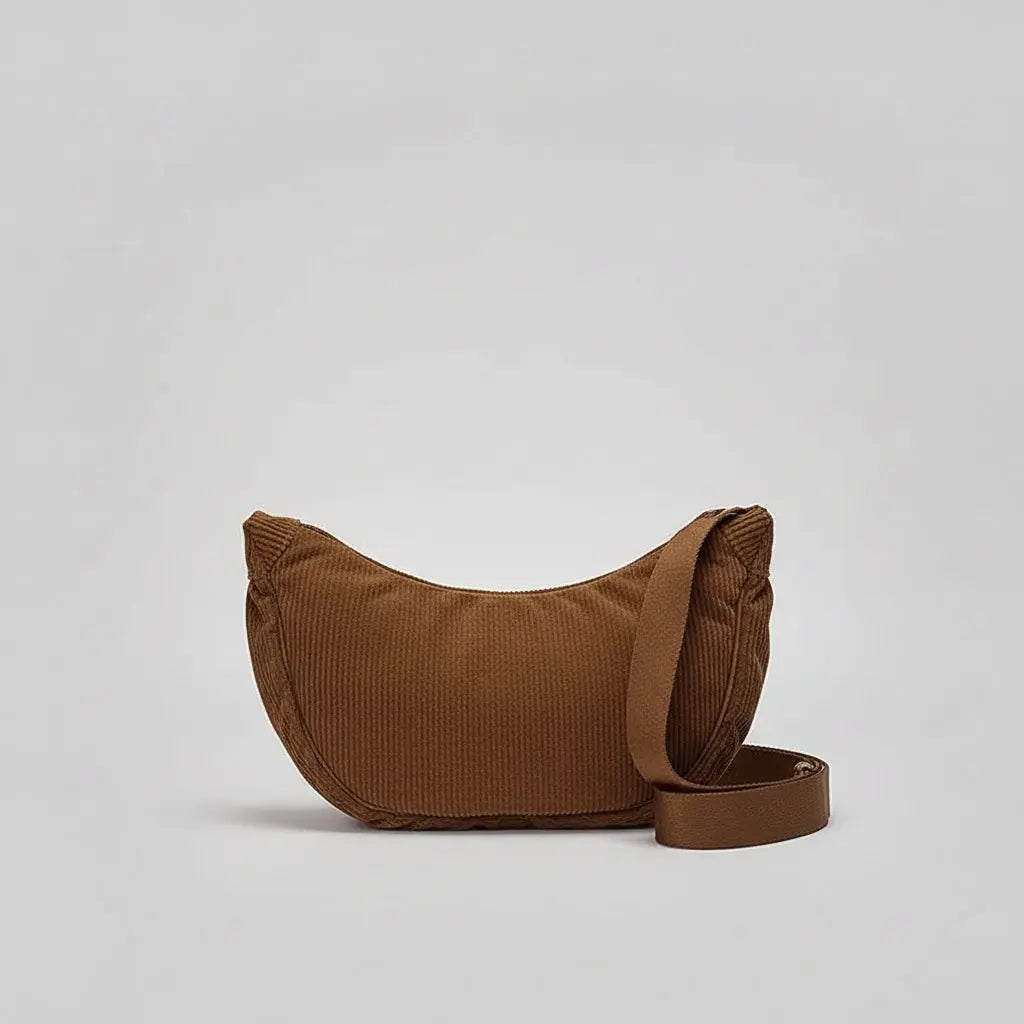 Sac bandoulière velours côtelé Essential