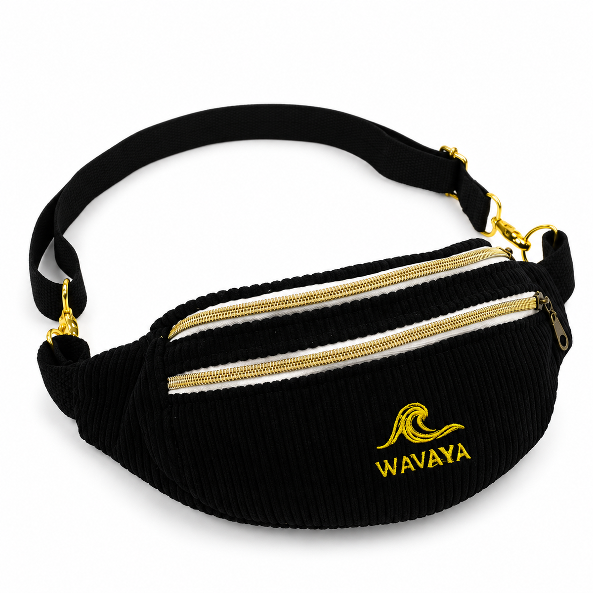 Sac banane velours côtelé Essential - création textile durable - Mycobloom