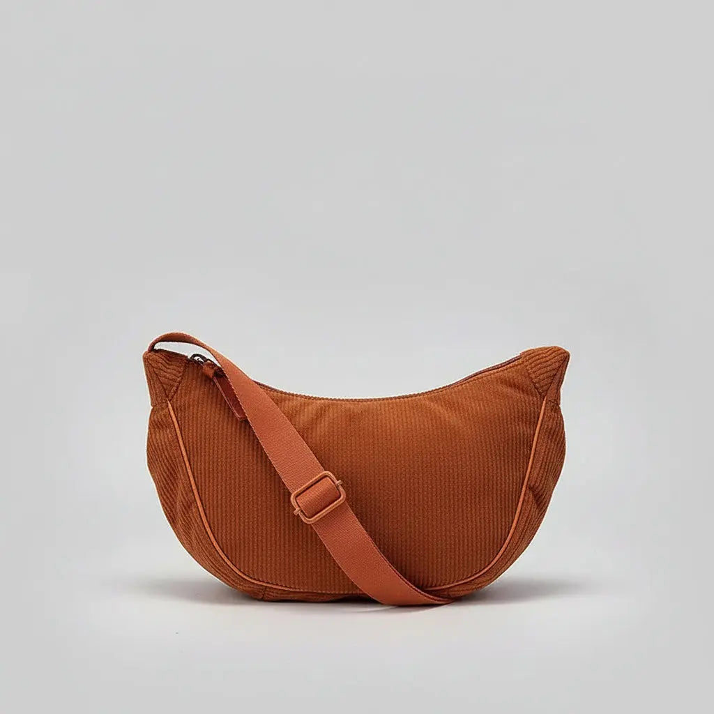 Sac bandoulière velours côtelé Essential