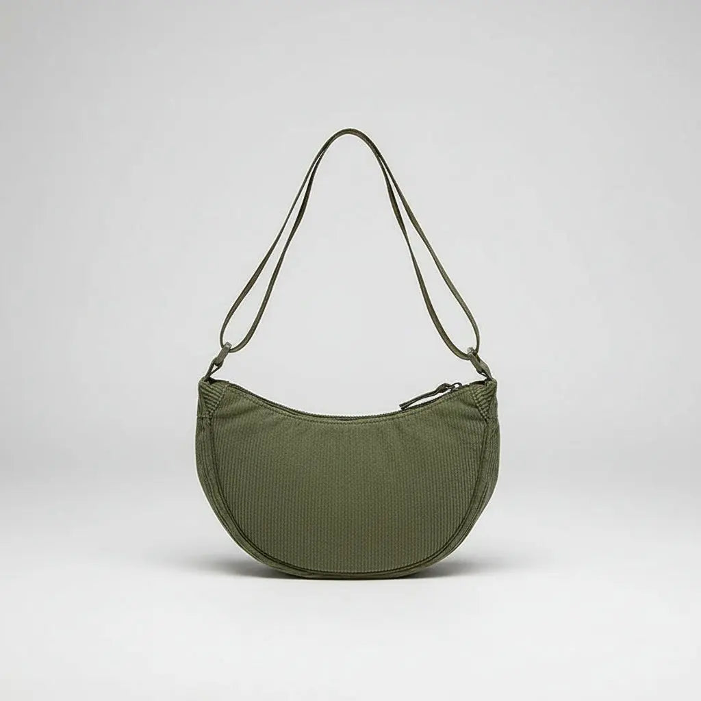 Sac bandoulière velours côtelé Essential