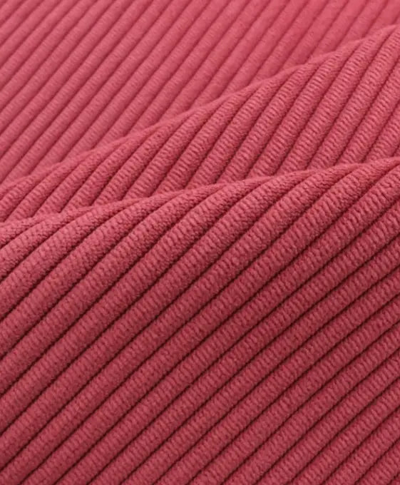 Velours Côtelé Ameublement Framboise Wavaya