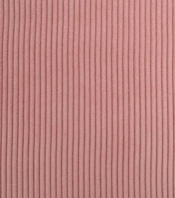 Velours Côtelé Ameublement Rose poudré Wavaya
